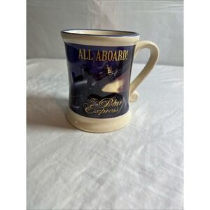 Pre-owned Polar Express 3D "ALL ABOARD" Decorative 12 ounce Coffee mug